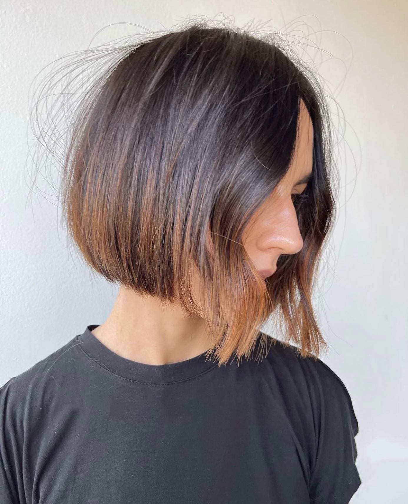 Chin-Length Bob with Long Front Pieces