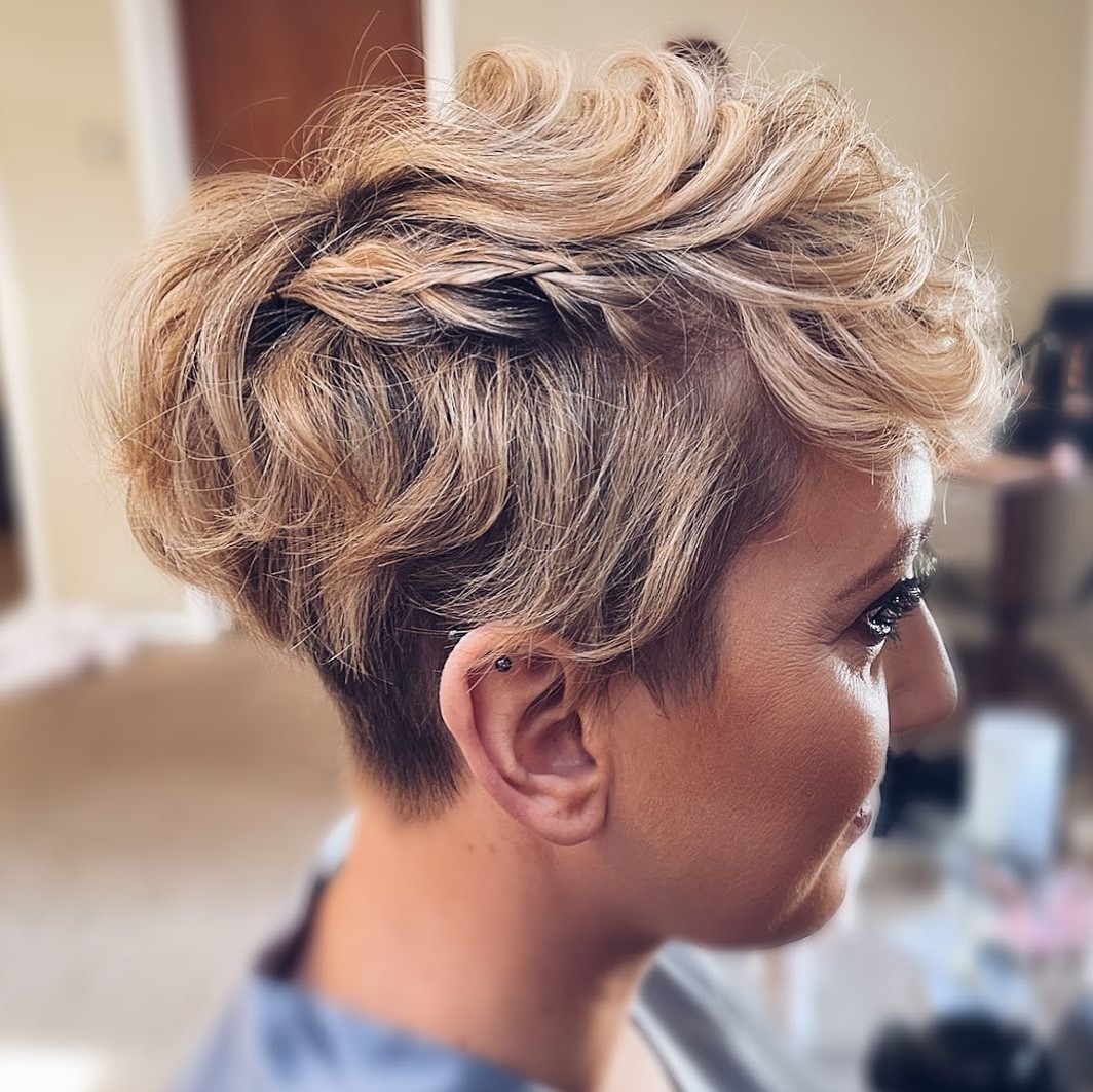 Undercut Pixie with Braided Detail