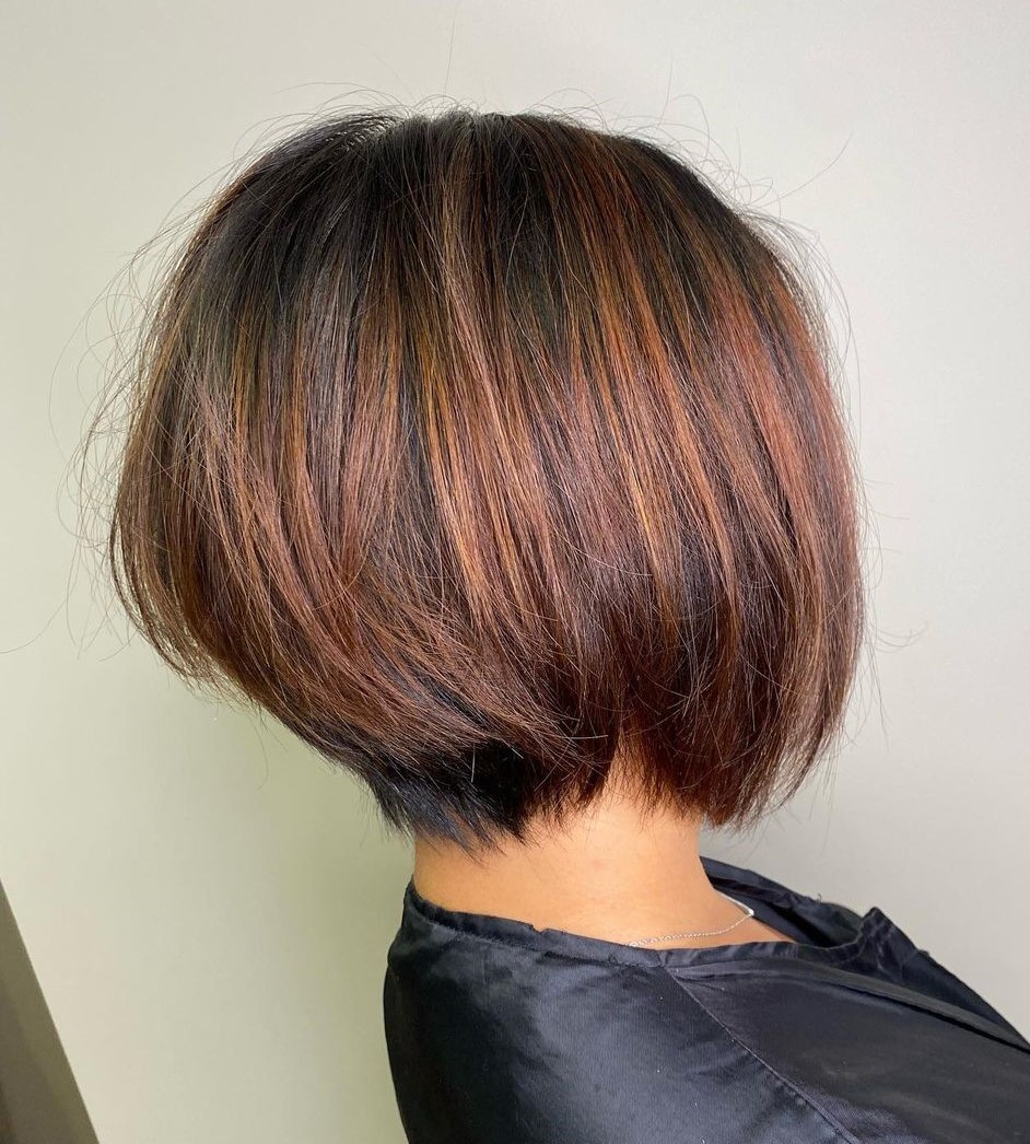 Inverted Bob Crop with Jagged Ends