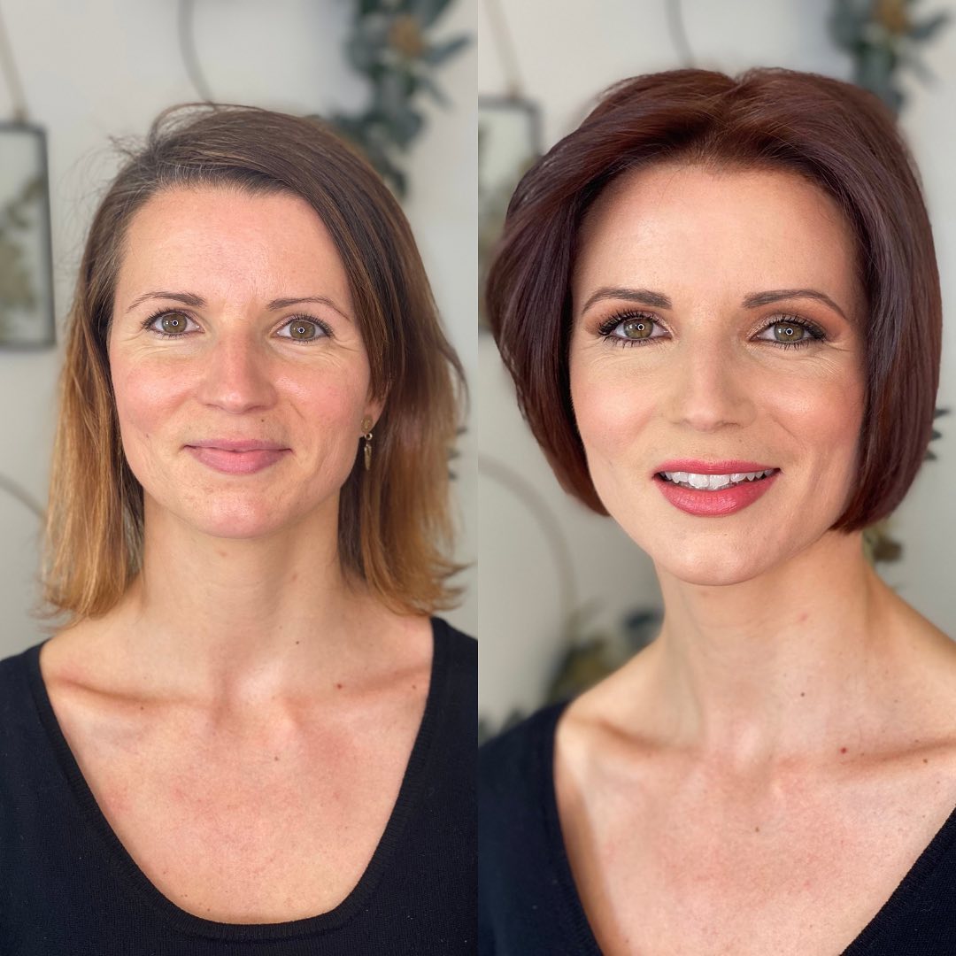 Jaw-Length Bob for Square Faces