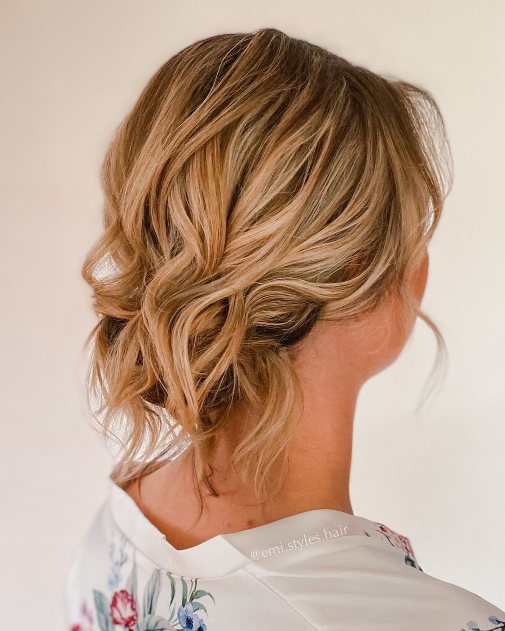 Undone Wavy Low Bun