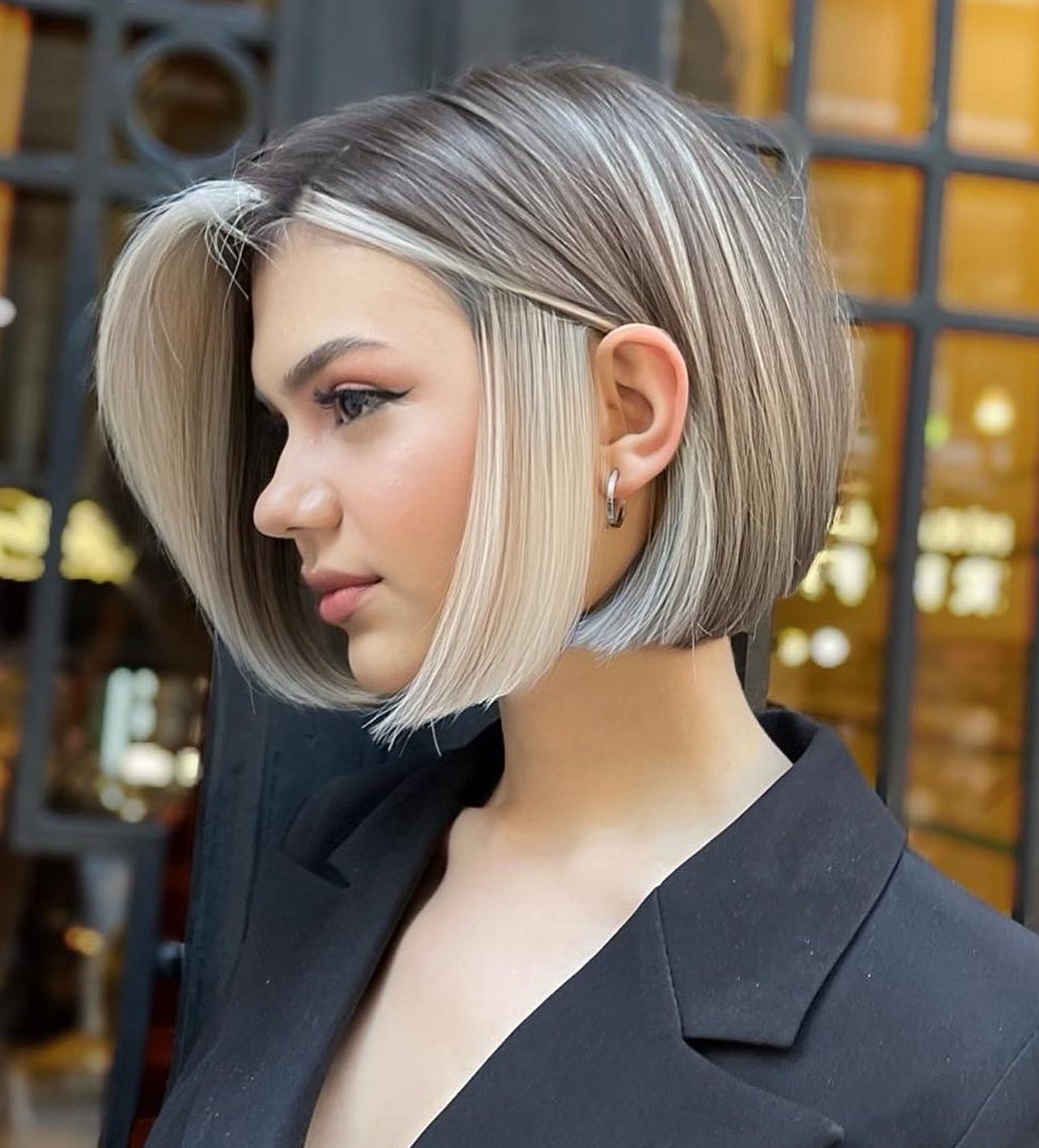 Chin-Length Sleek Straight Bob