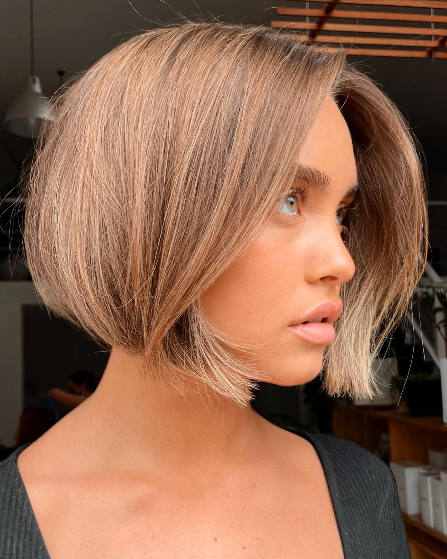 Classy Chin-Length A-Line Bob